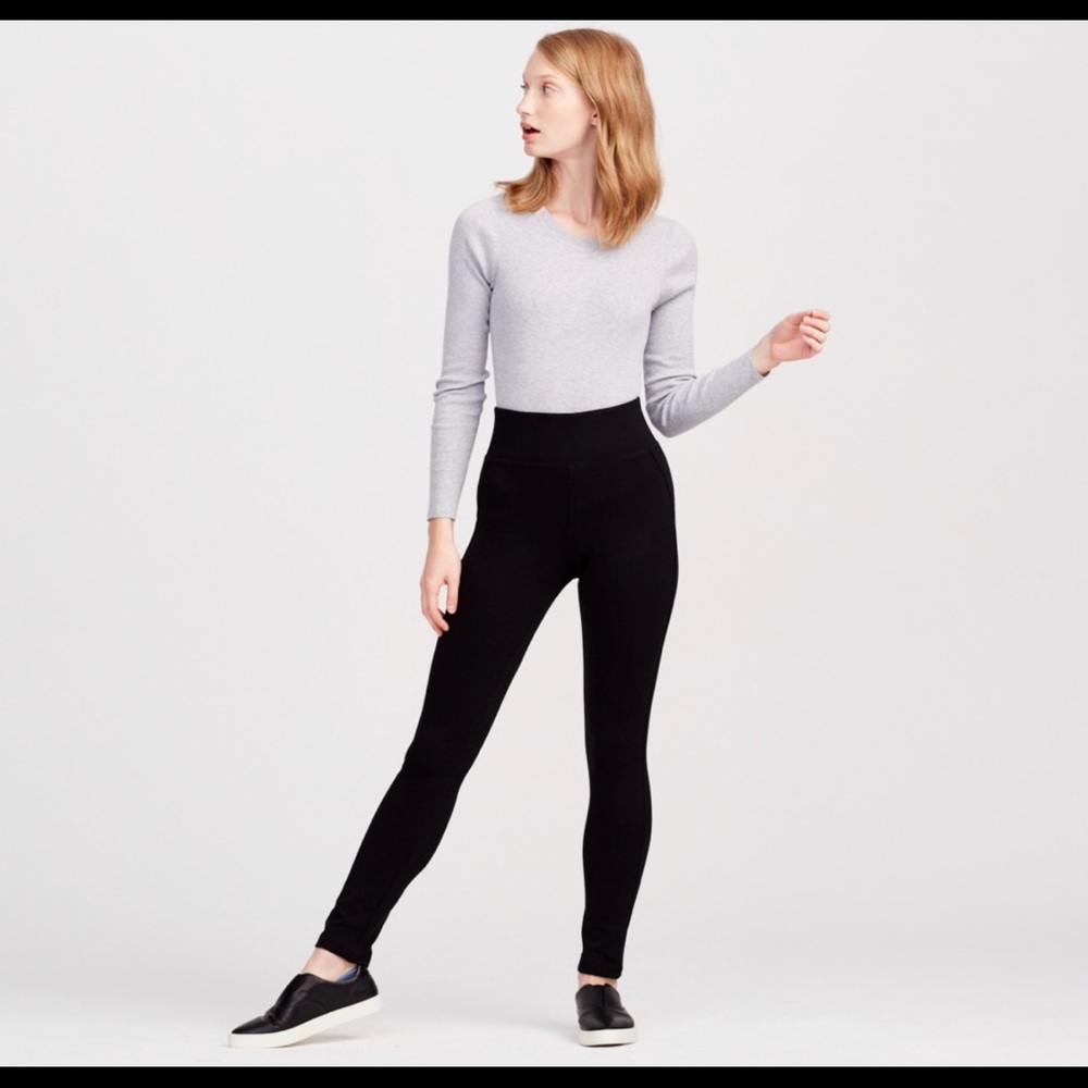 NWT Brass Black Ponte pants XS